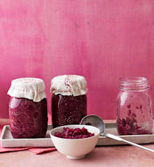 Apfelrotkohl aus dem Glas