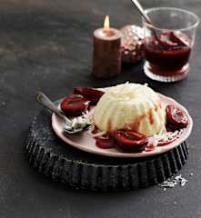 Weiße Schoko-Grießflammeri