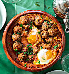 Tajine de kefta aux œufs