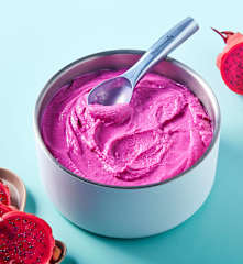 Strawberry Dragon Fruit Frozen Yogurt