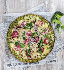 Glütensiz Sebzeli Pizza Hamuru