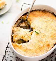 Gratin de pomme de terre aux cèpes