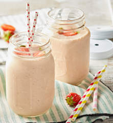 Milkshake à la fraise