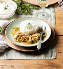 Pollo guisado con arroz