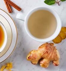 Infusión de limón y jengibre