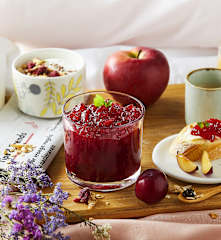 Confettura di prugne e mele