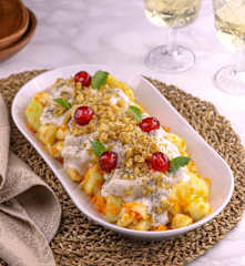 Ensalada de manzana navideña