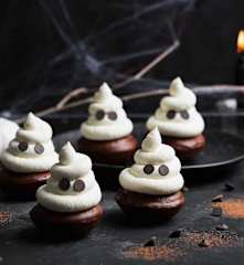 Halloweenské minicupcaky