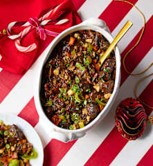 Schweinebäckchen-Ragout