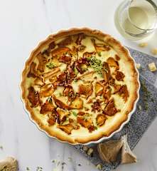 Torta salata funghi e patate