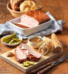 Bavarian meat loaf (Leberkäse)