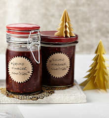 Schokoladige Himbeerkonfitüre