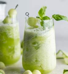 Virgin cocktail melone e cetriolo