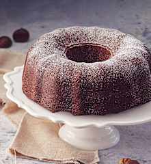 Torta castagne e cioccolato