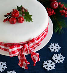 Χριστουγεννιάτικο κέικ