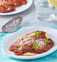 Pescado con salsa de morrón