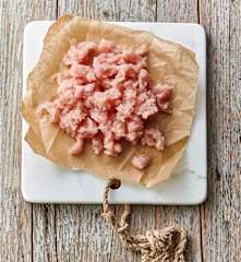 Carne de ave molida (carne blanca, 300 g)