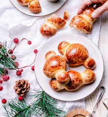 Coquille de Noël (brioche)