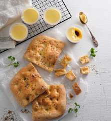 香料佛卡夏&黑糖蒸布丁