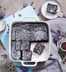 Brownie z czerwonej fasoli