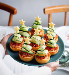 Tartaletas árbol de Navidad