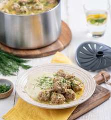 Pulpety z indyka w sosie koperkowym (z osłoną noża miksującego)