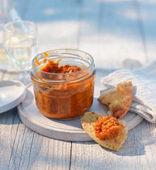 Ajvar (Red capsicum and eggplant dip)