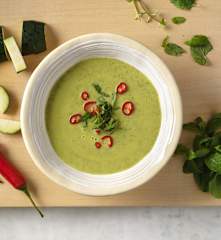 Zucchini Minz Suppe