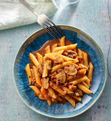 Pasta in Tomato Sauce with Chorizo