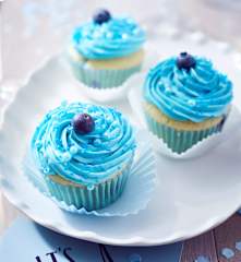 Blaubeer-Joghurt Cupcakes
