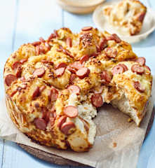 Hot-Dog-Faltenbrot