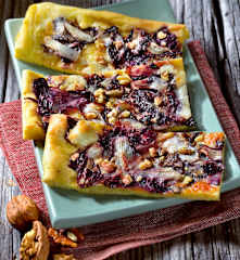 Spelt Flour Pizza with Chicory and Taleggio