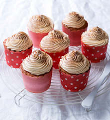 Minibicas con dulce de leche