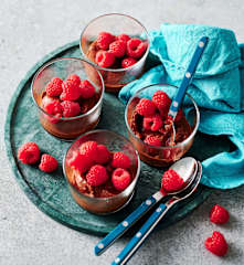 Chocolate mousse pots (Diabetes)