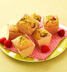 Muffins framboise-pistache sans gluten