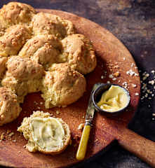 Parmesan and Oat Rolls