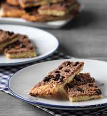 Coca dulce de chocolate