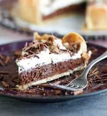 Tarte de mousse de chocolate
