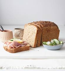 Seeded bread loaf