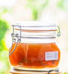 Confiture pêche et verveine