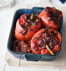 Stuffed Peppers with Tomato Sauce