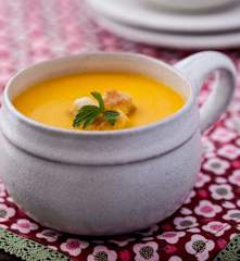 Creme de cenoura e gengibre