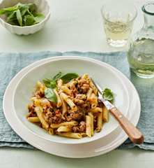 Zucchini-Salsiccia-Pasta