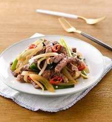 蔥爆牛柳