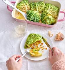 Choux farcis au quinoa rouge