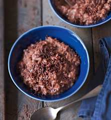 Riz au lait au chocolat