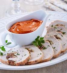 Lomo de cerdo en adobo navideño