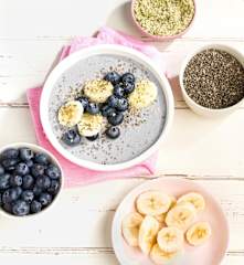 Blueberry Protein Smoothie Bowl