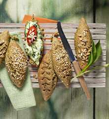 Dinkel-Bärlauchweckerl