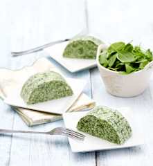 Zielona terrina z kozim serem